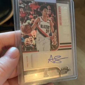 Rare Anfernee Simons Panini Rookie Card with Autograph Serial Numbered 97/99